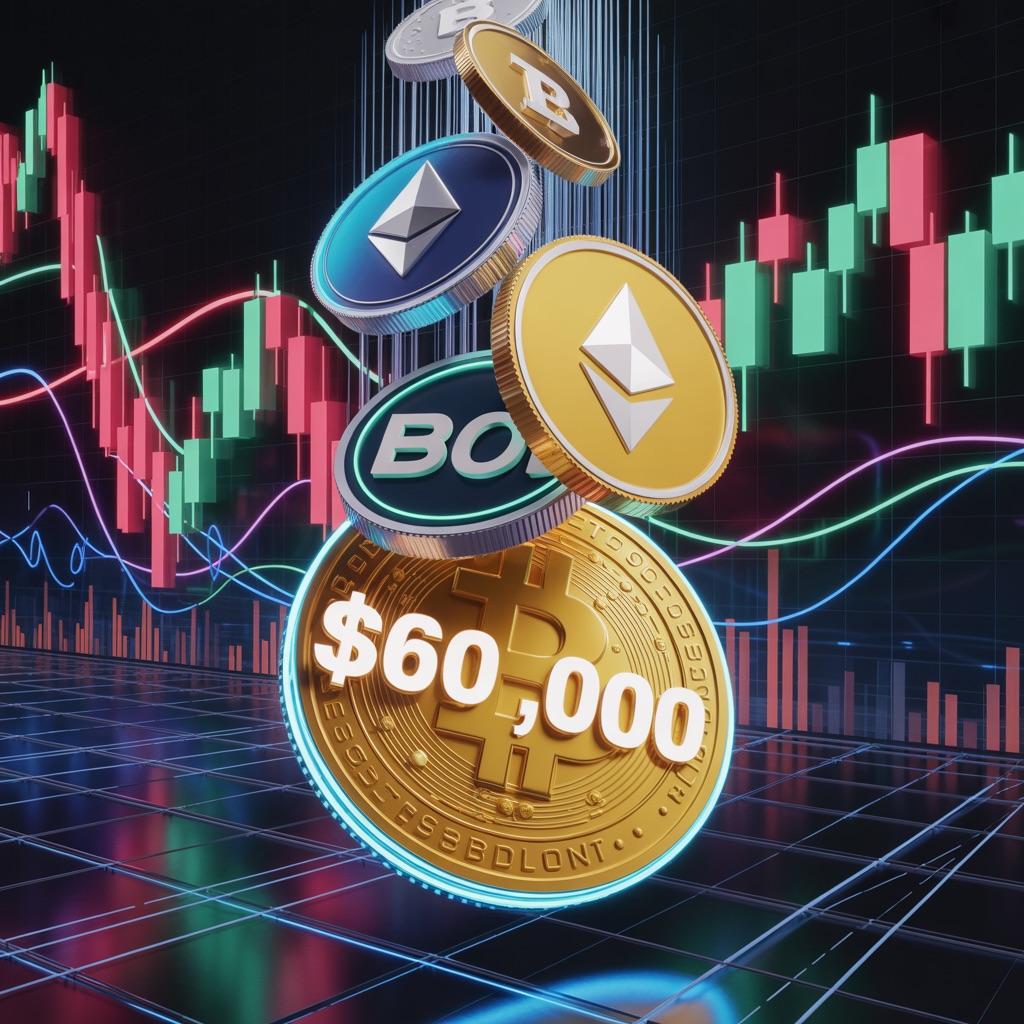 Биткоин снова на отметке $60 000